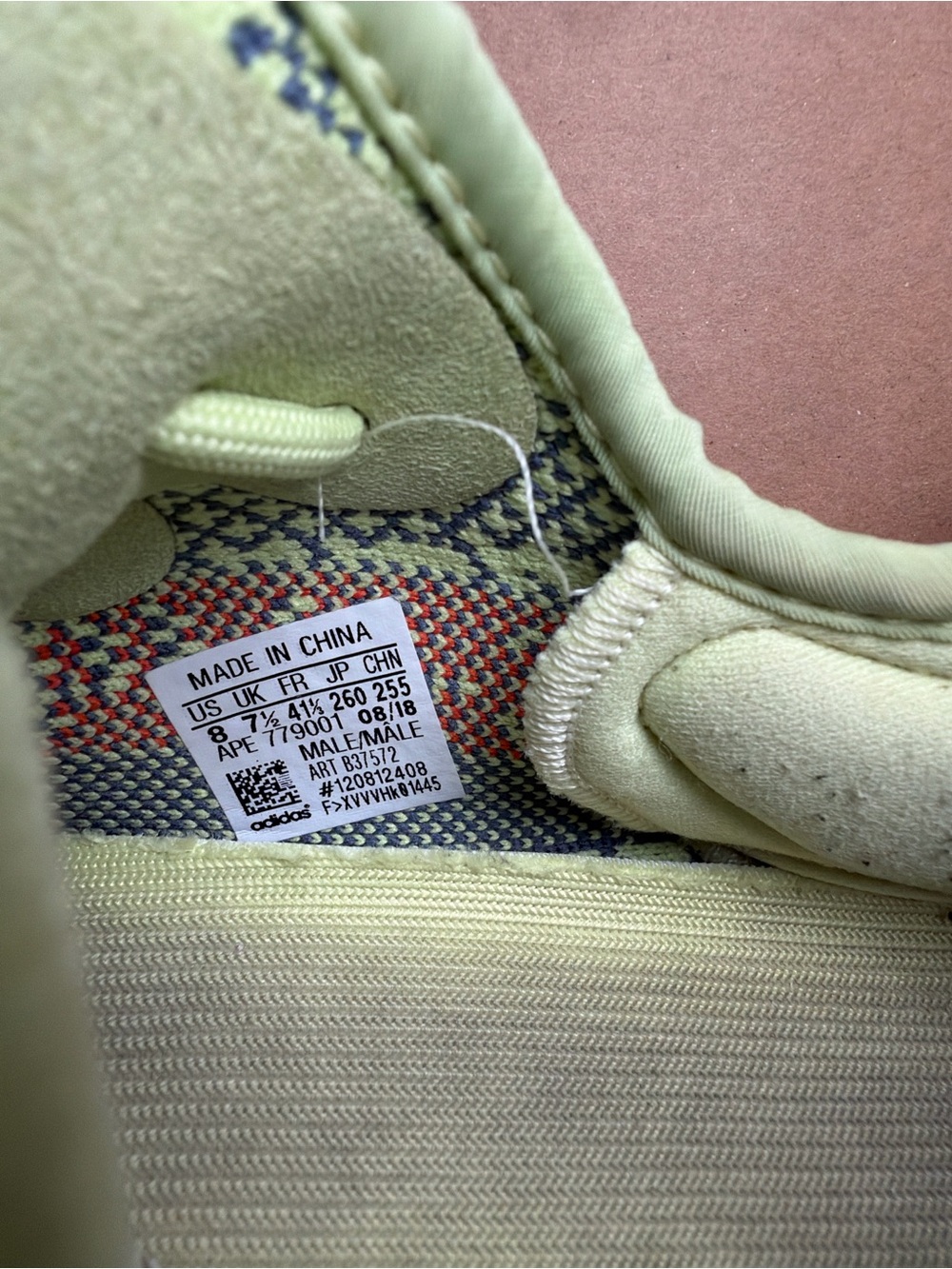 adidas Men Sneakers Beige with Multicolor Knit Lining